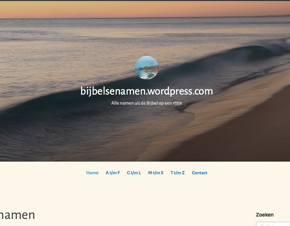 Schermafbeelding bijbelsenamen.wordpress.com