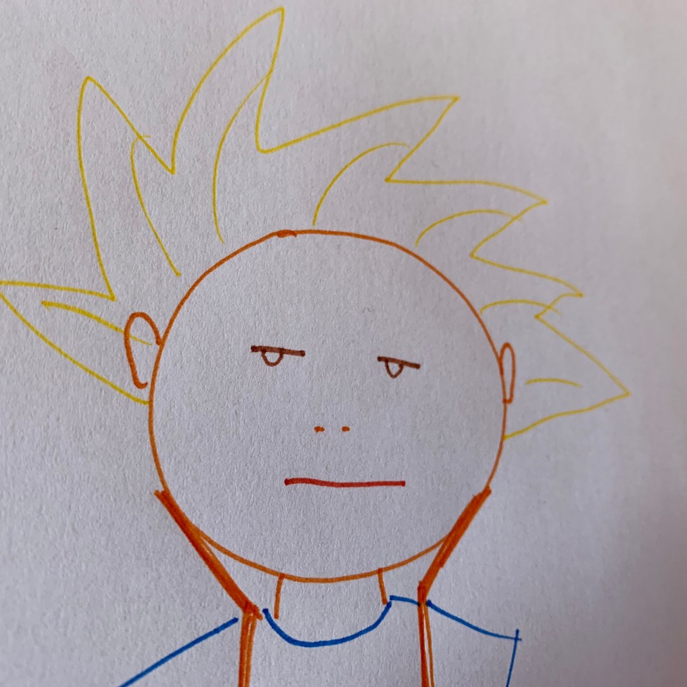 Jongetje verveelt zich