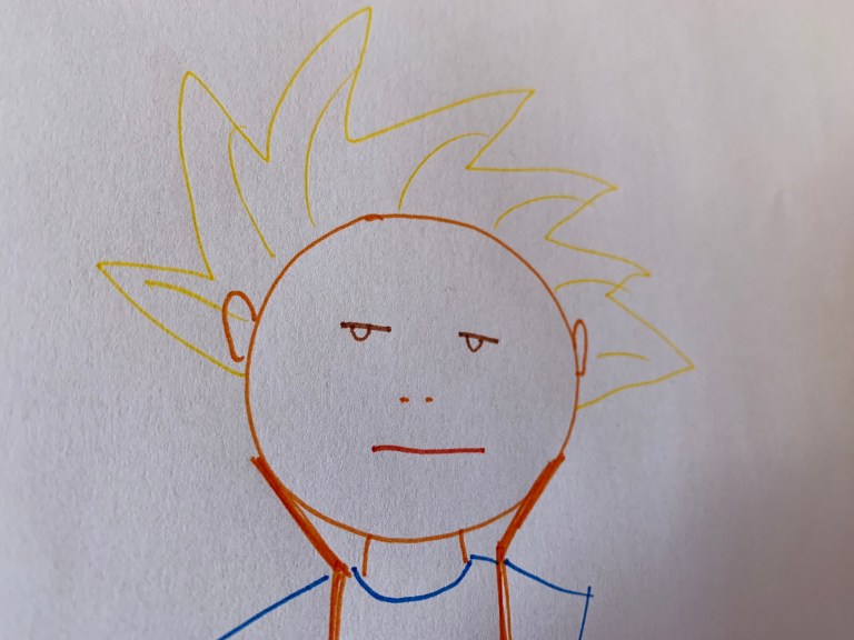 Jongetje verveelt zich